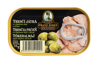 Jetra bakalara u vlastitom ulju s maslinom 115g